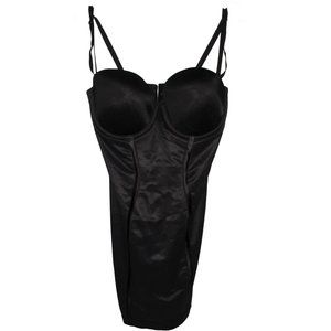 Flexees Black 36B Body Shapewear Molded Cup Underwire Adjustable Straps